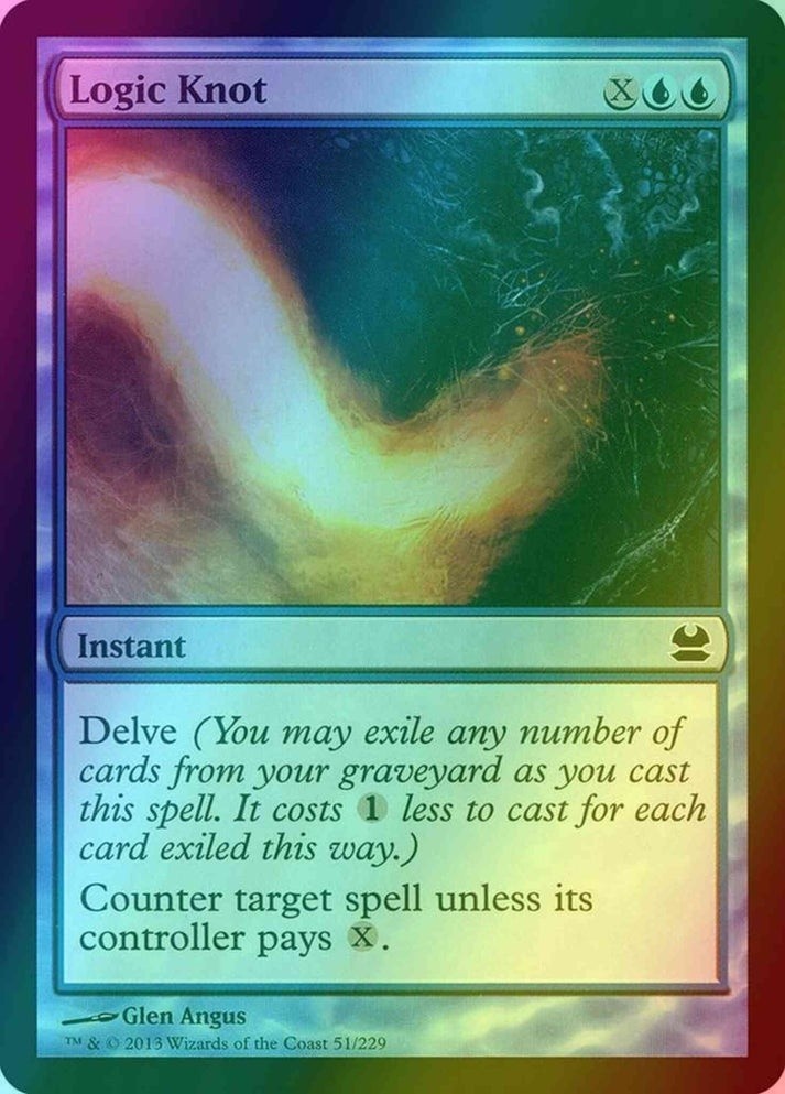 Logic Knot FOIL (LP-NM) ~ Modern Masters #51 MTG