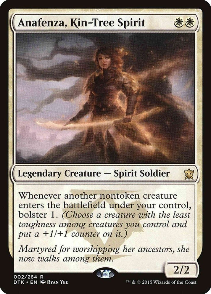 Anafenza, Kin-Tree Spirit (LP-NM) ~ Rare from Dragons Of Tarkir #2 MTG