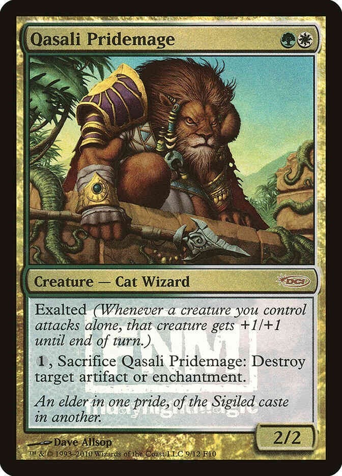 Qasali Pridemage FOIL (LP) ~ PROMO from Friday Night Magic 2010 #9 MTG