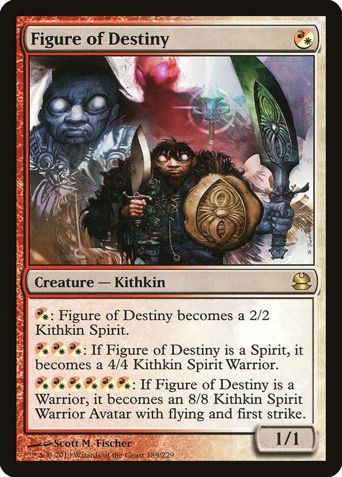 Figure of Destiny #189 (LP-NM) RARE from Modern Masters MTG 2013