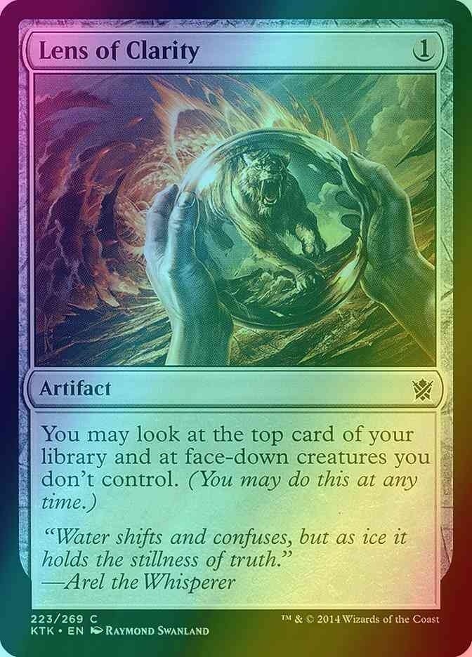 Lens of Clarity FOIL (LP-NM) ~ Khans of Tarkir #223 MTG