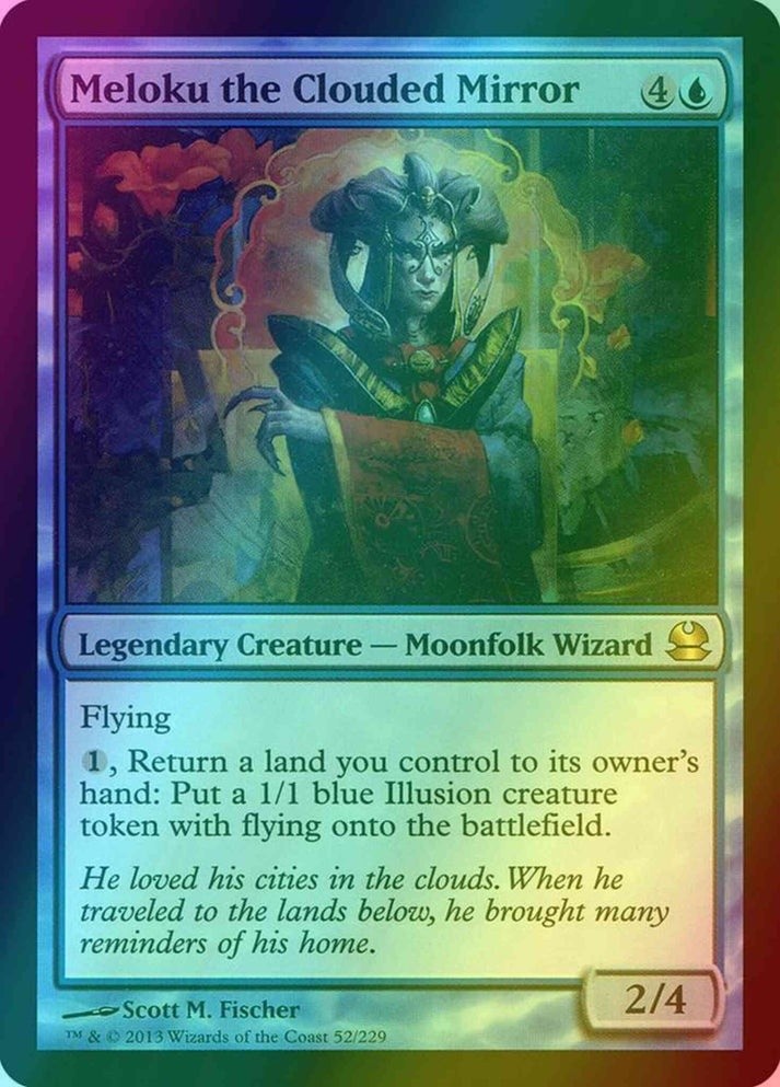 Meloku the Clouded Mirror FOIL #52 (LP-NM) RARE from Modern Masters MTG 2013