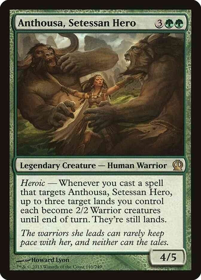 Anthousa, Setessan Hero (LP-NM) ~ Rare from Theros #149 MTG