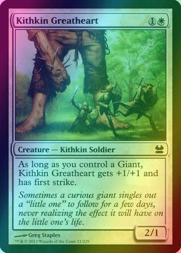 Kithkin Greatheart FOIL (Lp-NM) ~ Modern Masters #21 MTG
