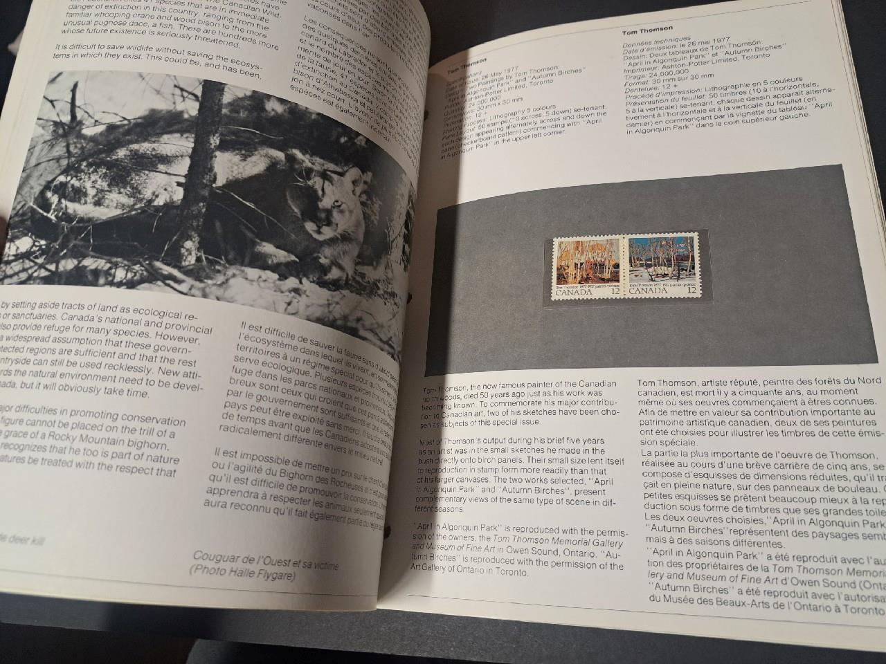 1977 Canada Post ~ Canada Souvenir Collection Year Set and Book π