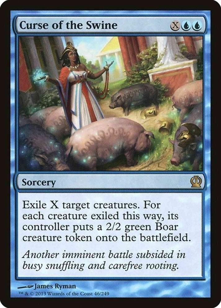 Curse of the Swine (LP-NM) ~ Rare from Theros #46 MTG