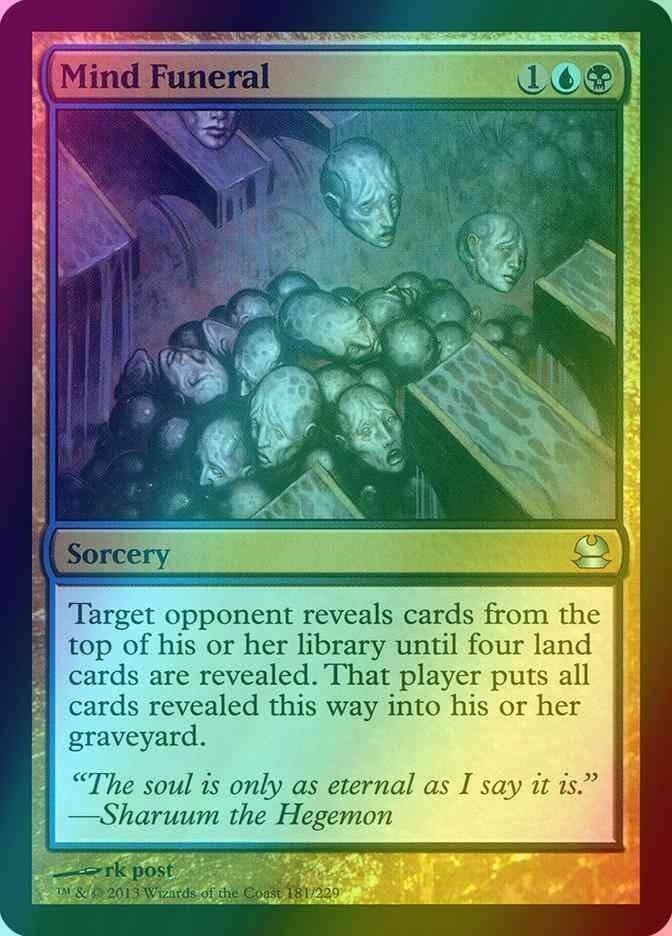Mind Funeral FOIL #181 (LP-NM) from Modern Masters MTG 2013
