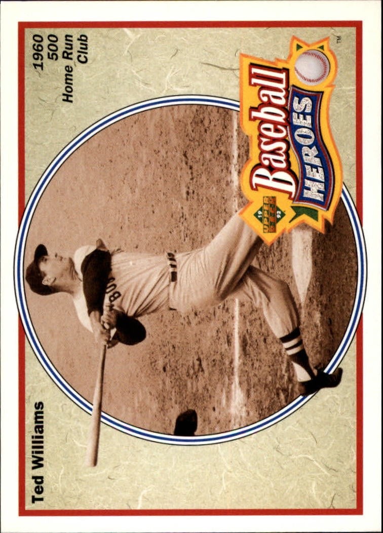1992 Upper Deck - Baseball Heroes: Ted Williams #34 NM Boston Red Sox