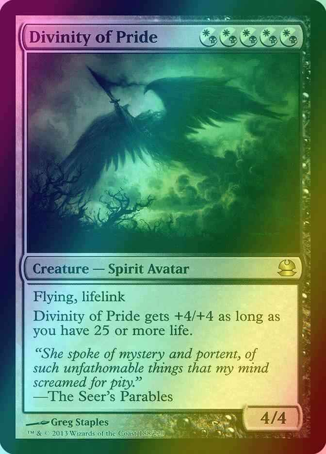 Divinity of Pride FOIL #188 (LP-NM) RARE from Modern Masters MTG 2013