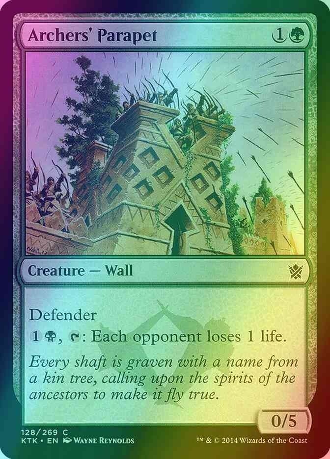 Archers' Parapet FOIL (LP-NM) ~ Khans of Tarkir #128 MTG