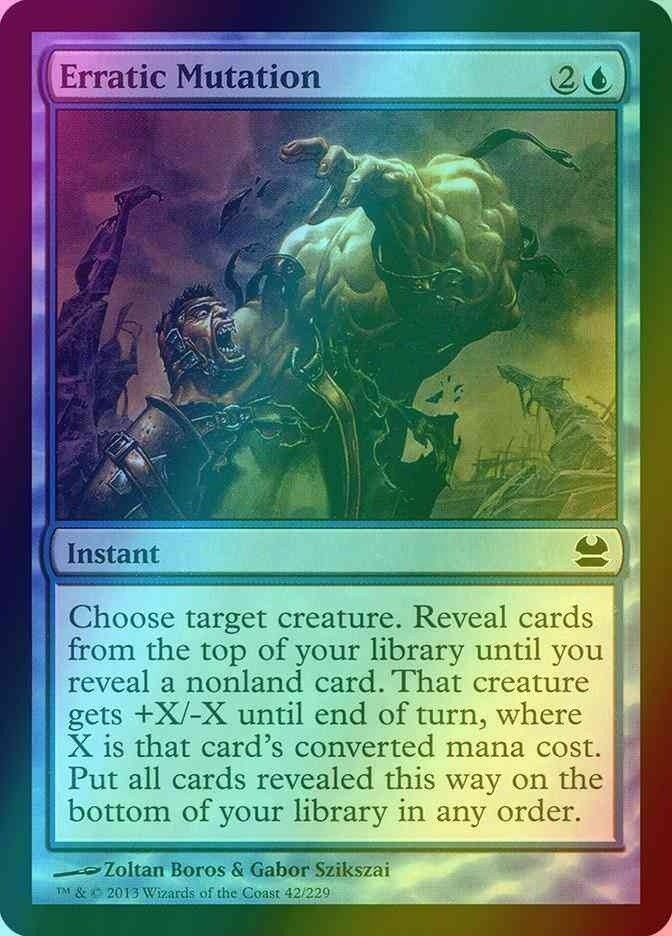 Erratic Mutation FOIL (LP-NM) ~ Modern Masters #42 MTG