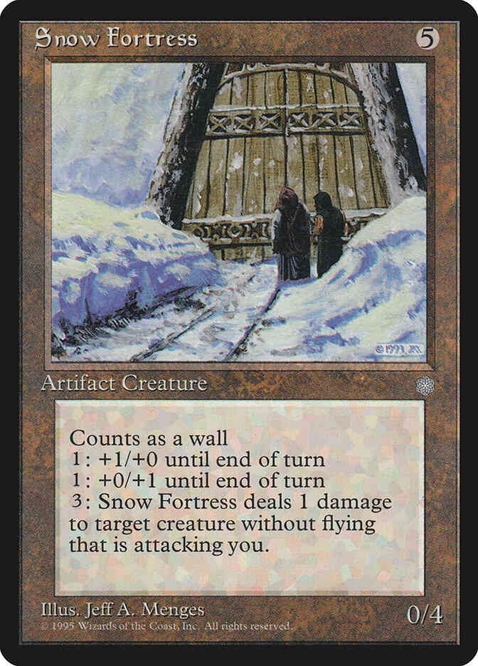 Snow Fortress (LP) ~ Rare from Ice Age #337 MTG