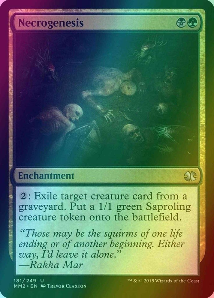 Necrogenesis FOIL (Lp-NM) ~ Modern Masters 2015 #181 MTG