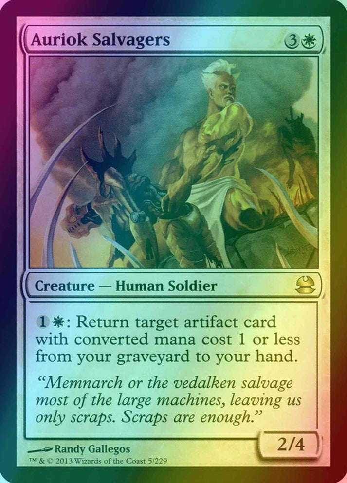 Auriok Salvagers FOIL #5 (LP-NM) RARE from Modern Masters MTG 2013