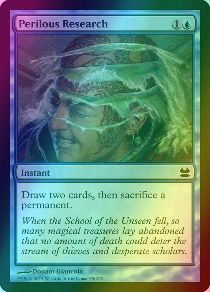 Perilous Research FOIL (LP-NM) ~ Modern Masters #58 MTG