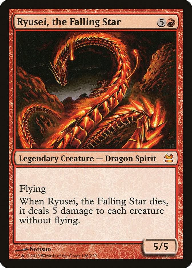 Ryusei, the Falling Star #128 (LP-NM) RARE from Modern Masters MTG 2013