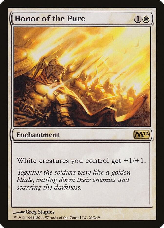 Honor of the Pure (LP-NM) R from Magic 2012 (M12) #23 MTG