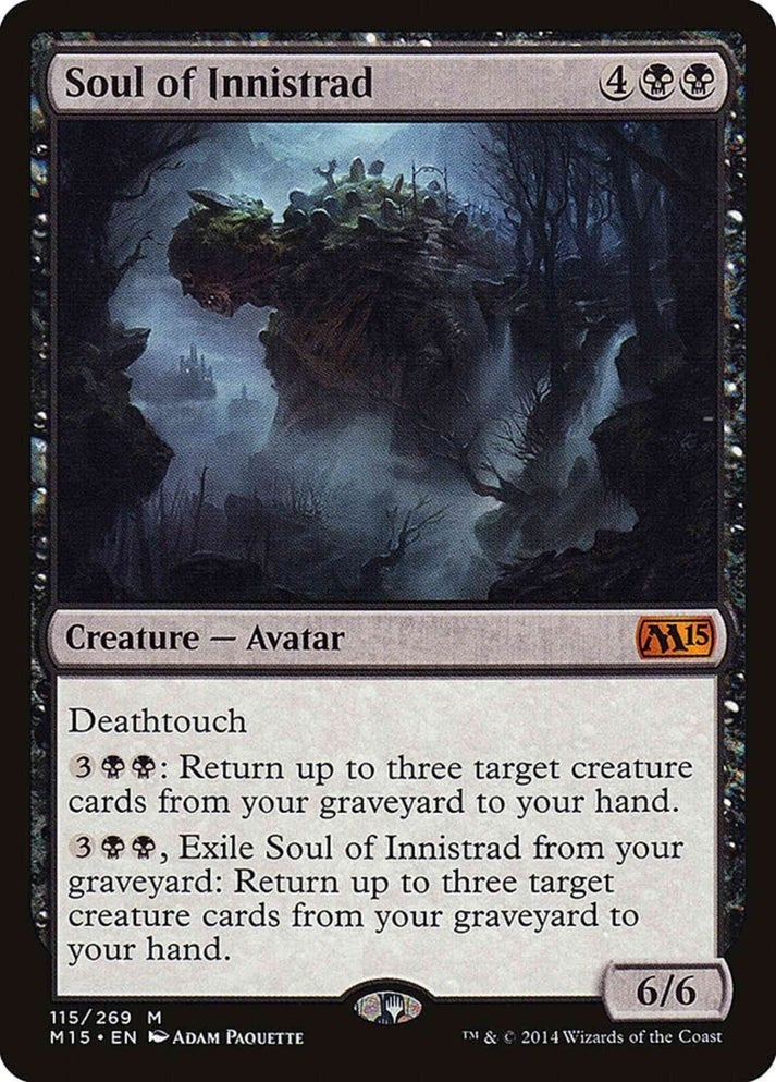 Soul of Innistrad (LP-NM) ~ Mythic Rare from Magic Core Set 2015 #115 MTG