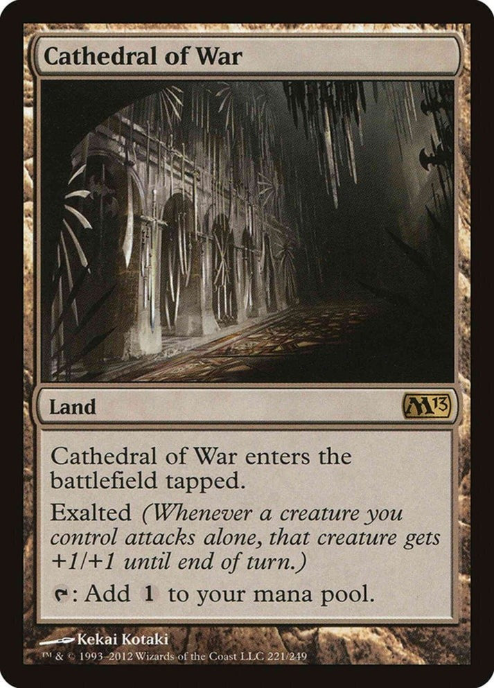Cathedral of War (LP-NM) ~ Rare from Magic 2013 #221 MTG