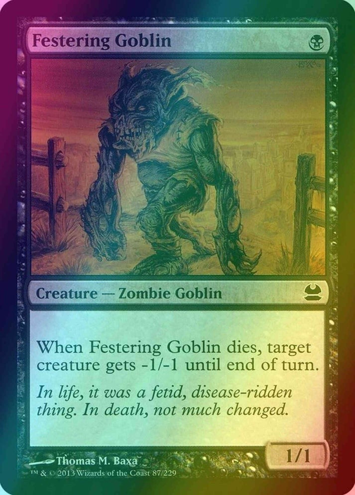 Festering Goblin FOIL (LP-NM) ~ Modern Masters #87 MTG