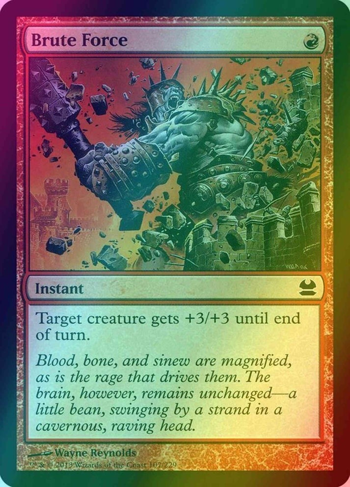 Brute Force FOIL (LP-NM) ~ Modern Masters #107 MTG