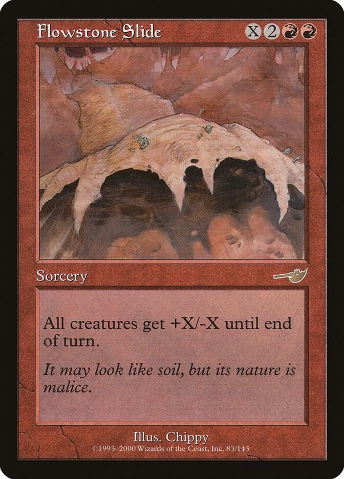 Flowstone Slide (LP-NM) Rare from Nemesis #83 MTG