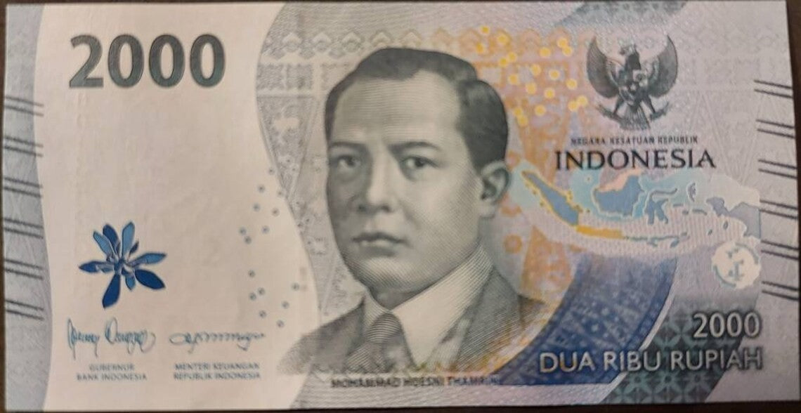 INDONESIA 2000 Rupiah; 2022; New design,UNC; B-618a; features M Thamrin
