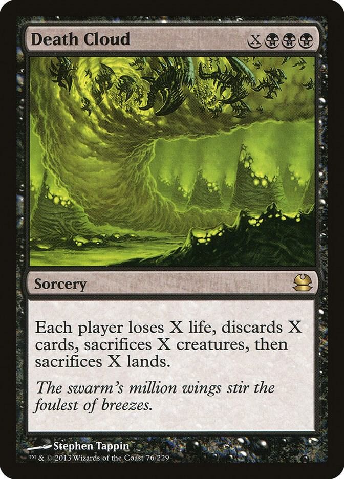 Death Cloud #76 (LP-NM) RARE from Modern Masters MTG 2013