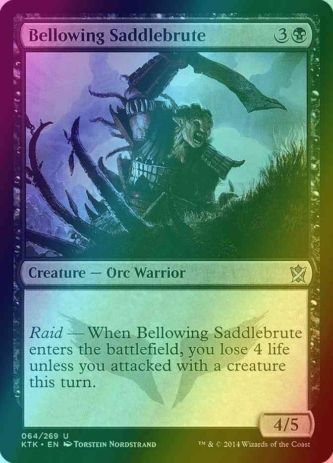 Bellowing Saddlebrute FOIL (LP-NM) ~ Khans of Tarkir #64 MTG