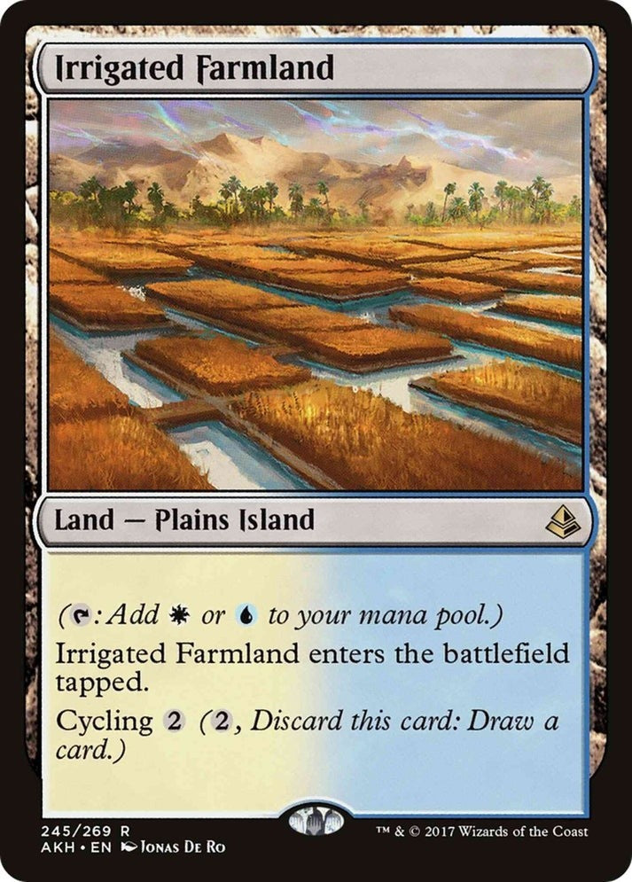 Irrigated Farmland (LP-NM) ~ Rare from Amonkhet #245 MTG