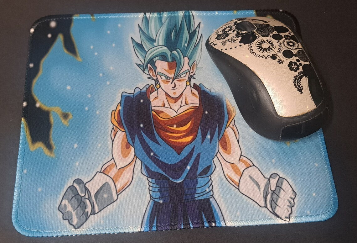 SUPER SAiYAN BLuE VEGiTO; Dragon Ball Z MOUSE PAD; 22x18x.2 cm; Locking Edge