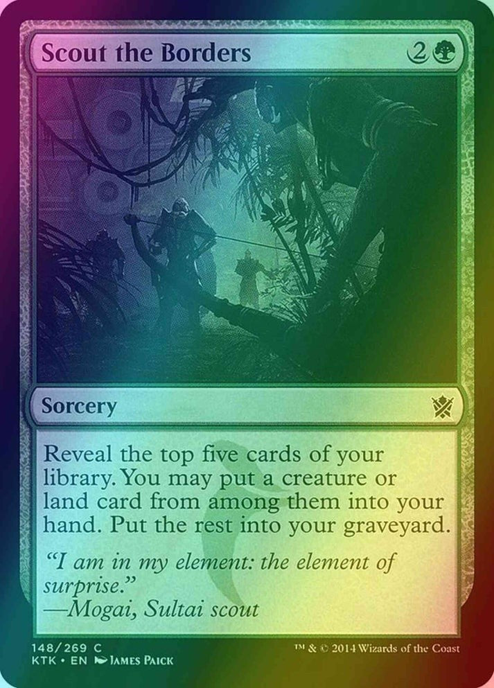 Scout the Borders FOIL (LP-NM) ~ Khans of Tarkir #148 MTG