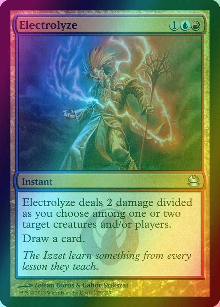 Electrolyze FOIL (Lp-NM) ~ Modern Masters #175 MTG