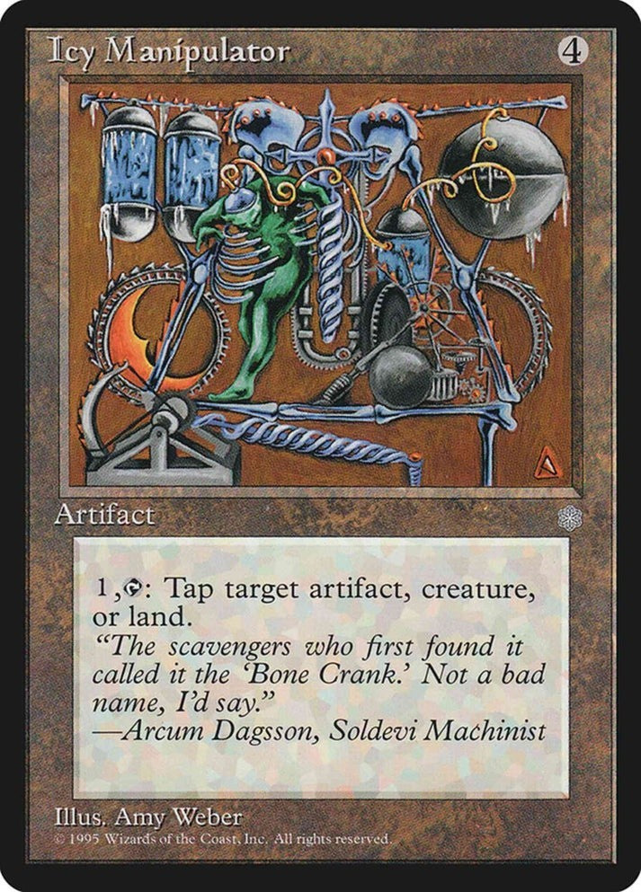 Icy Manipulator (MP) ~ from Ice Age #322 MTG