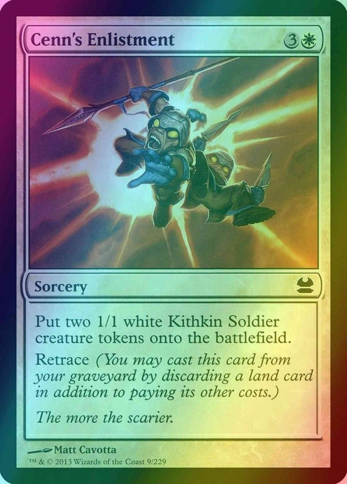 Cenn's Enlistment FOIL (Lp-NM) ~ Modern Masters #9 MTG