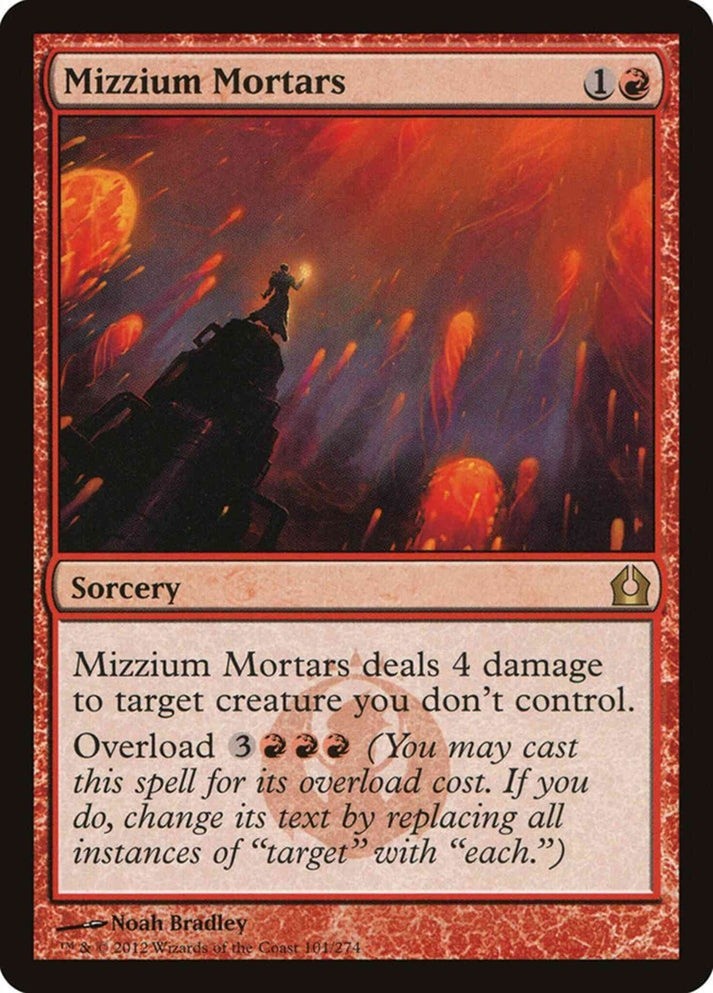Mizzium Mortars (LP-NM) ~ Rare from Return to Ravnica #101 MTG