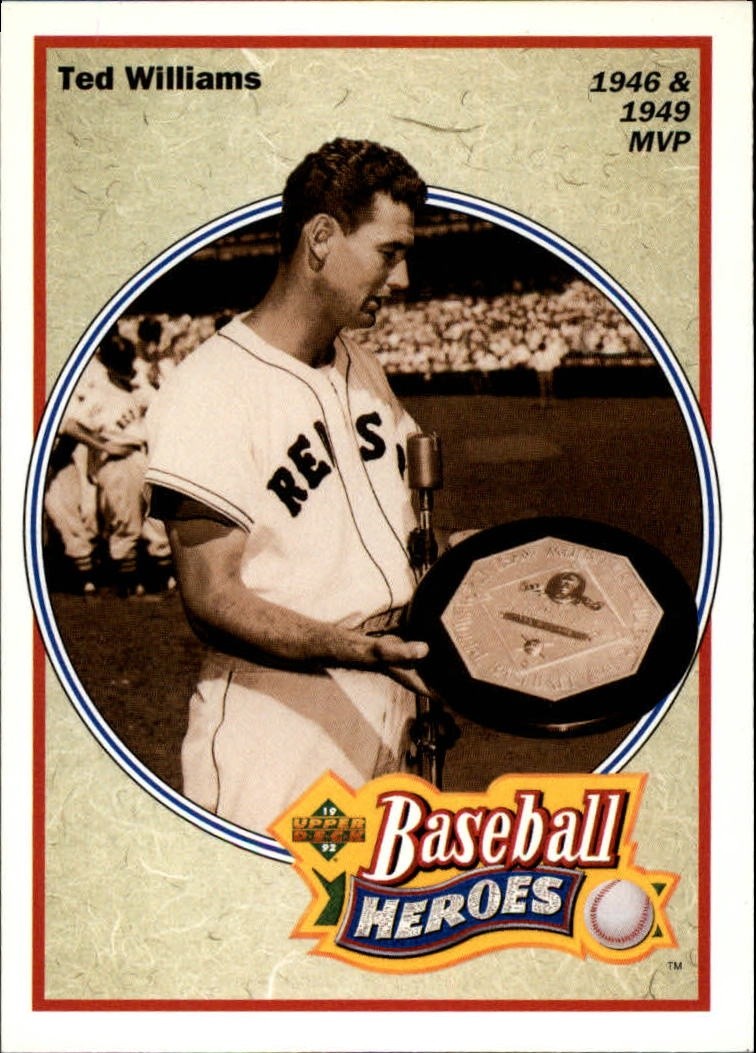 1992 Upper Deck - Baseball Heroes: Ted Williams #31 NM Boston Red Sox