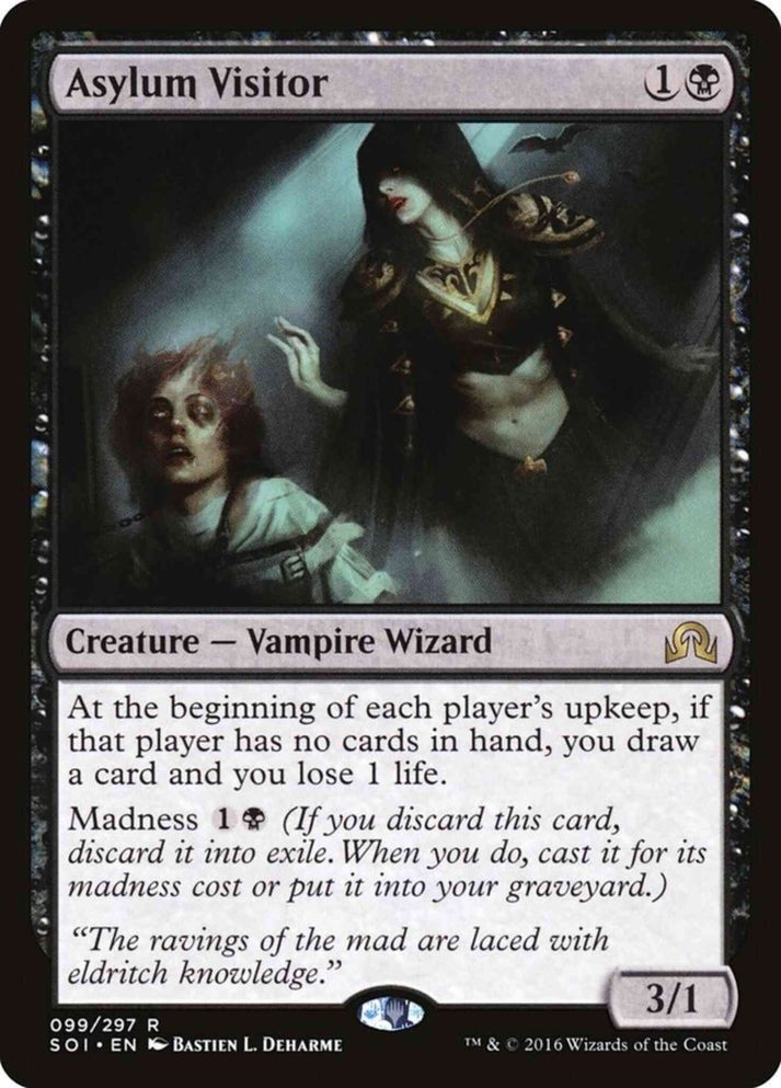 Asylum Visitor (LP-NM) ~ Rare from Shadows Over innistrad #99 MTG