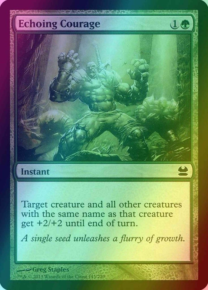 Echoing Courage FOIL (LP-NM) ~ Modern Masters #143 MTG