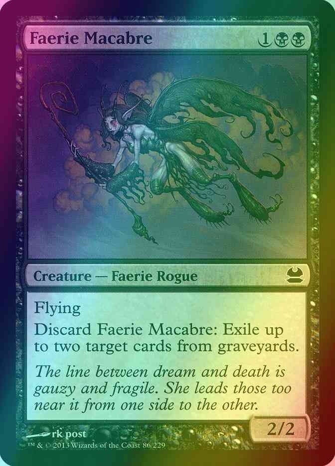 Faerie Macabre FOIL (LP-NM) ~ Modern Masters #86 MTG