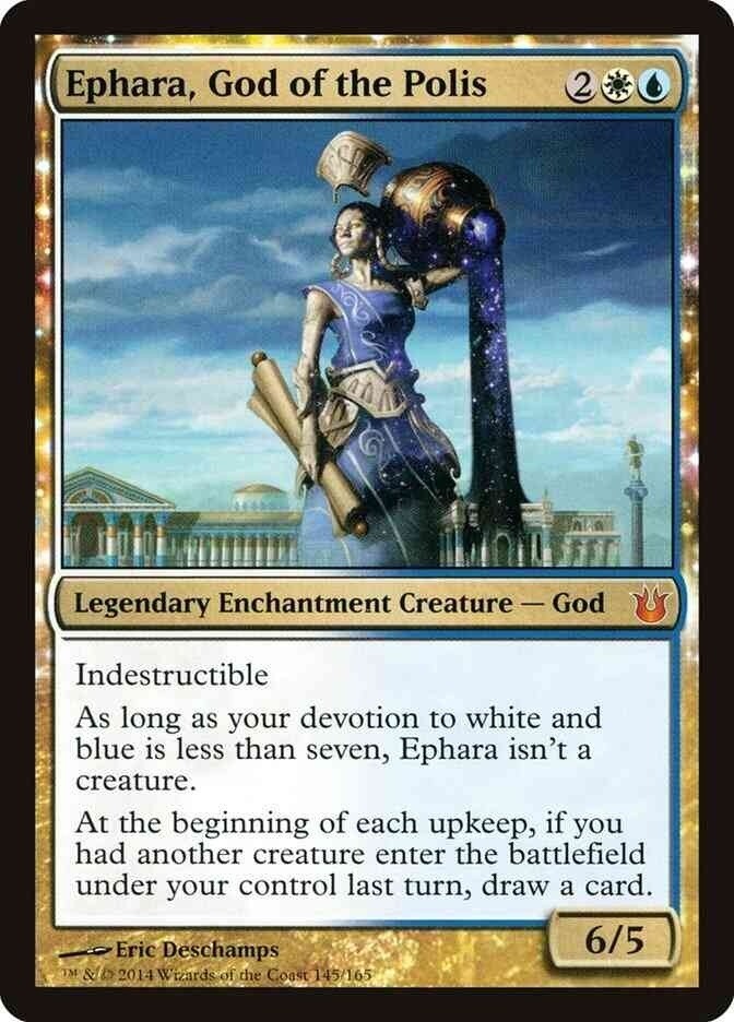 Ephara, God of the Polis (LP-NM) ~ Mythic Rare from Born of the Gods #145 MTG