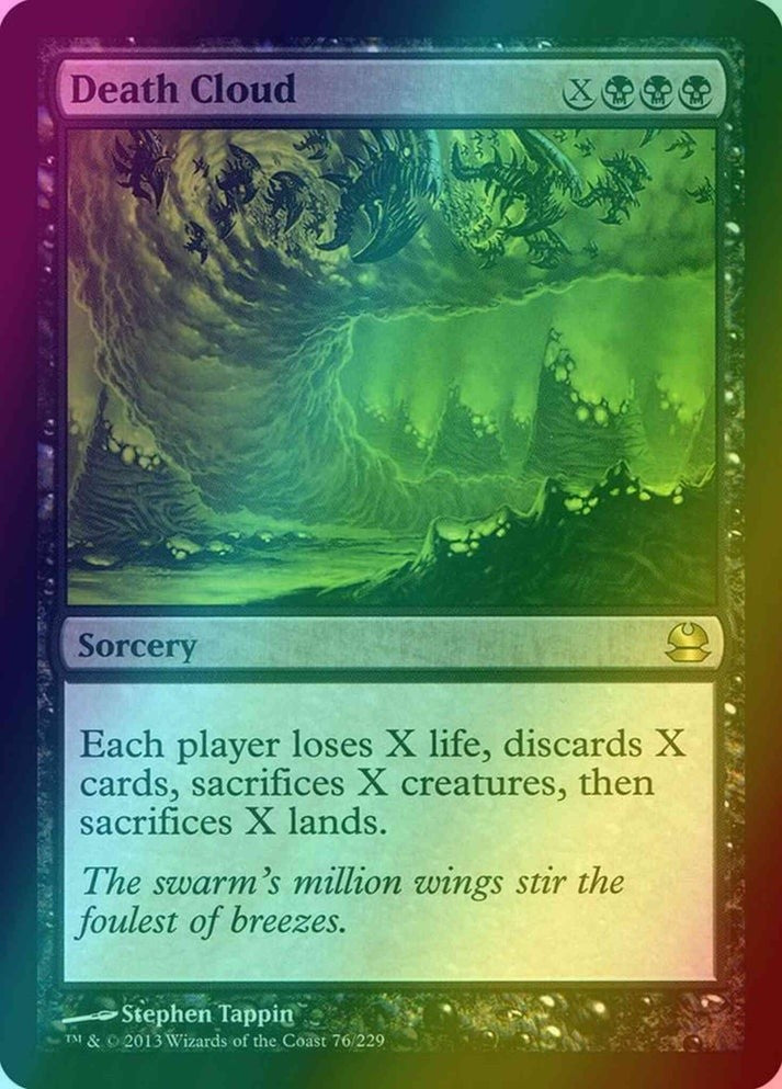 Death Cloud FOIL #76 (LP-NM) RARE from Modern Masters MTG 2013