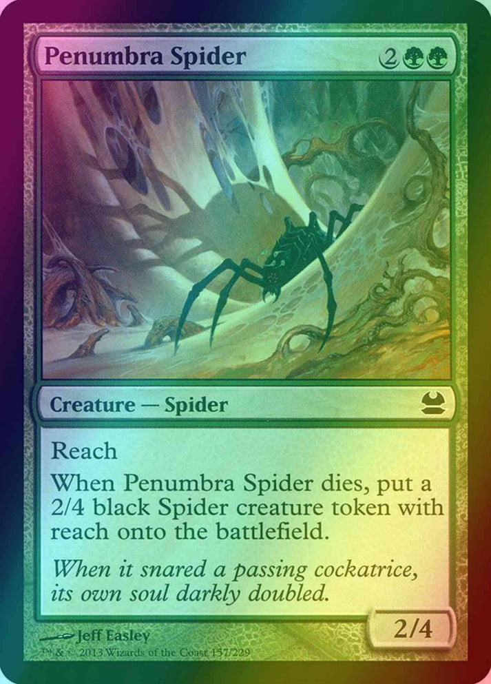 Penumbra Spider FOIL (LP-NM) ~ Modern Masters #157 MTG
