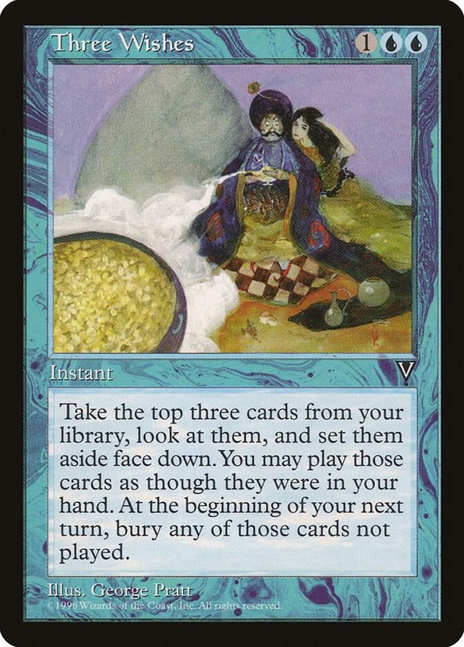 Three Wishes (LP-NM) R from Visions #45 MTG