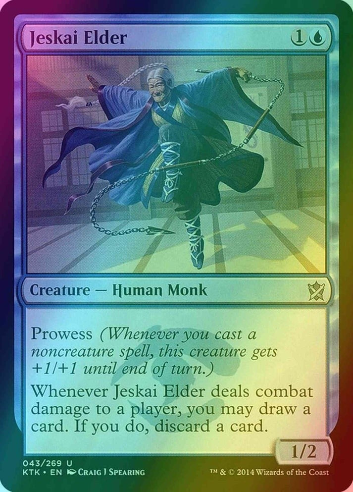 Jeskai Elder FOIL (LP-NM) ~ Khans of Tarkir #43 MTG