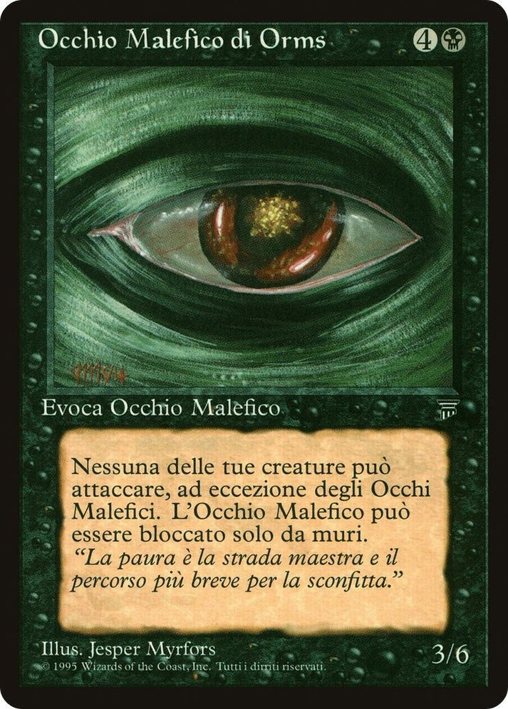 Evil Eye of Orms-by-Gore (LP) ~ from Italian Legends #96 MTG