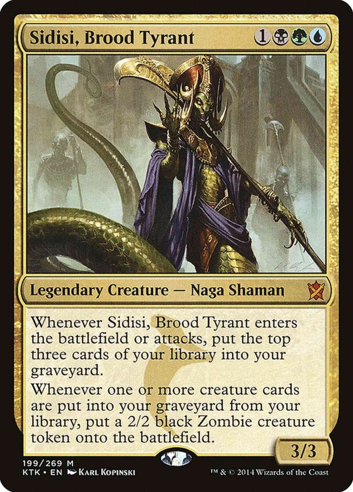 Sidisi, Brood Tyrant (LP-NM) ~ Rare from Khans of Tarkir #199 MTG