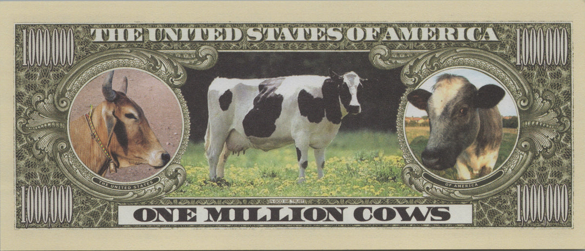 Cows, Fantasy Million Note, Farm Series