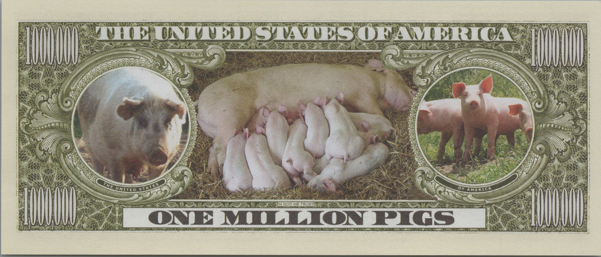 Pigs, Fantasy Million Note, Farm Series