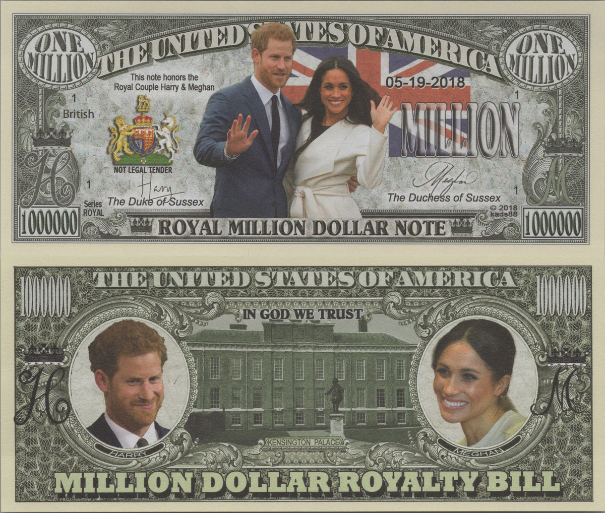 Harry & Meghan, Fantasy Million Note, Royal Series